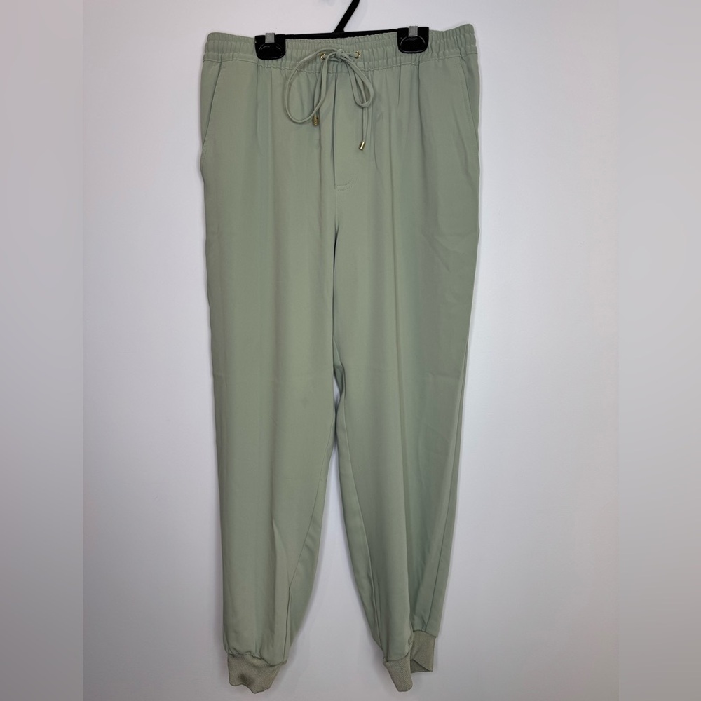 Lauren Ralph Lauren black label sage green drawstring Jogger Pants size 6